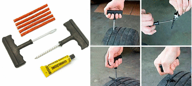 Kituri de reparare pentru anvelope - cum funcționează și cum se utilizează?