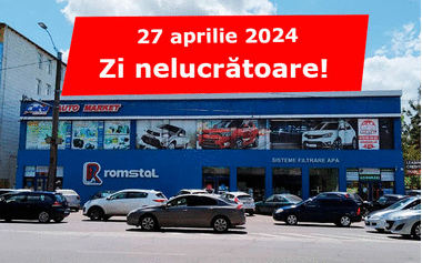 Atenţie! 27 aprilie 2024 magazinul situat la adresa: mun. Chișinău, str. CALEA IEȘILOR, 17 va fi închis din motive tehnice!