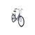 Bicicleta pliabilă FORWARD SEVILLA 26 2.0 (26 "6 sp. Înălțime 18,5" ori.) 2020-2021, gri / argintiu 