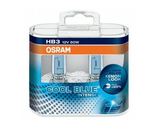 Bec Auto OSRAM HB3 9005 Cool Blue Intense 4200K 12V 60W P20d (9005CBI ...