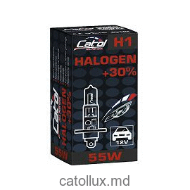 Автолампа H1 12V/55W, P14,5s  Standart+30% 