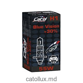 Автолампа H1 12V/55W, P14,5s  Blue Vision+30% 