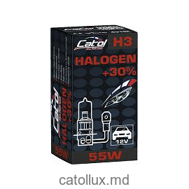 Автолампа H3 12V/55W, PK22s  Standart+30% 