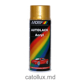Аэрозольная краска Motip 52250  Gold  Met  autolack sp.400ml 