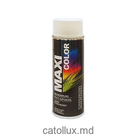 Аэрозольная краска MX9010 Maxi Color RAL9010 белый глянец 400ml 