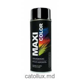 Аэрозольная краска MX9005 Maxi Color RAL9005 черный глянец 400ml. 