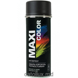 MX0008 Maxi Color RAL0008 термостойкая эмаль чёрный 400ml 