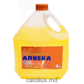 Антифриз Аляска G11 (желтый) -40 С 5 кг 