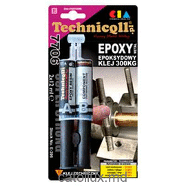 Adeziv epoxid pentru metal Technicqll E-396 300kg 2x12 ml 