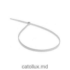 Colier plastic alb 4,8*400 