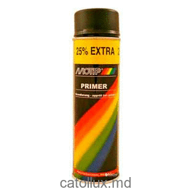 Грунт аэрозольный Motip 04052 акриловый черный 500 мл 