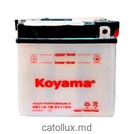 Аккумулятор KOYAMA moto 6N11A-1B-6V11Ah 