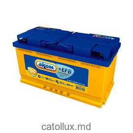 Аккумулятор Аком 6 СТ-90 VL EFB Euro P+(820 A) 