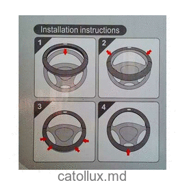 Husa volan NC-09-401 Black-XL 