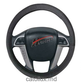 Оплётка руля, кожа (NC-09-136) Black-«M» 