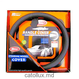 Husa volan, piele (NC-09-396) Black-«M» 