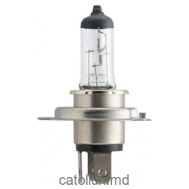 Автолампа  H4 12V, 50/55W, P43t  Standart+30%  BL 