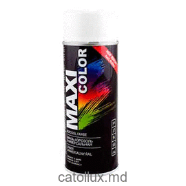 Vopsea spray MX9003 Maxi Color RAL9003 alba 400ml 