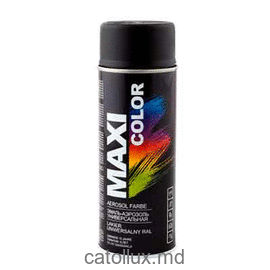Vopsea spray MX9017 Maxi Color RAL9017 luci negru 400ml 