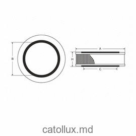 Воздушный Фильтр HEXEN A 23051 (SB 993)-(AR 224) 