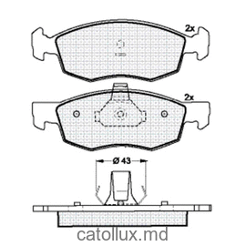 DBS2407 (T1345) * Dacia Logan 06-, Sandero 08- fata 