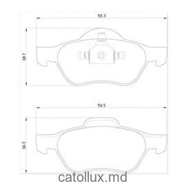DBS2567 (T1693) * Renault Megane II,Scenic II,Laguna III -2006 fata 