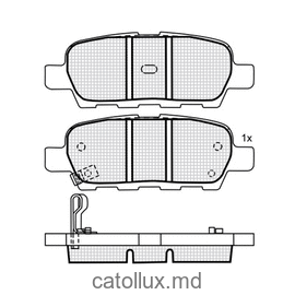 DBS3242 (SP 339) (T1334) * Nissan X-Trail, Maxima, Tiida spate 