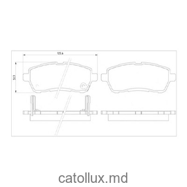 DBS2575 (SP 384) (T1778) * Ford Fiesta / Mazda 2 (07-) fata 