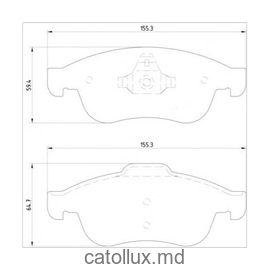 DBS2605 (T1894) * Renault Megane III fata 