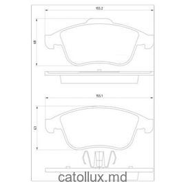 DBS2606 (T1851) * Scenic Ford Fiesta / Mazda 2 (07-) 