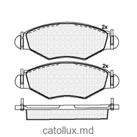 DBS2392 (SP 489) (T1245)*  Peugeot 206, 206+ fata 