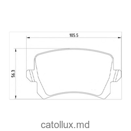 DBS2565* (T1699) * VW Passat,Tiguan (08-) fata 