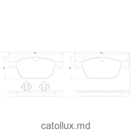 DBS2611 (GDB1821) * Volvo XC60 2008- fata 