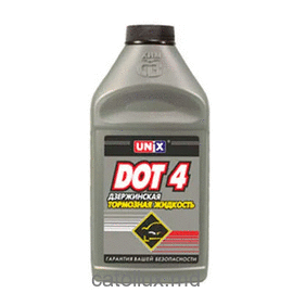 Тормозная жидкость  ДОТ-3 UNIX 910 гр 