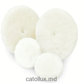Lambswool pad  999286 Disc polish cu blană naturală, 150 mm. 