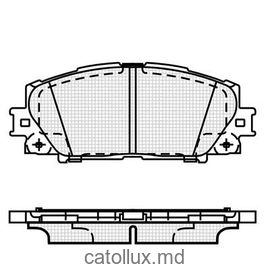 DBS3399 (T1814) * Toyota Prius 30, Yaris ,Yaris Verso placute fata 