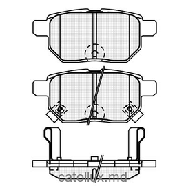 DBS3400 (T1921) Toyota Prius 30, Yaris ,Yaris Verso placute spate 