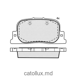 DBS3063 (SP335) (T1308)* Toyota Prius 20 ,Camry placute spate 