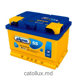 Аккумулятор Аком 6 CT-55 VL Euro P+(520 A) 