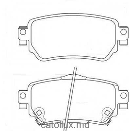 T2343 Nissan Qashqai II 2013- ,Renault Kadjar placute spate 