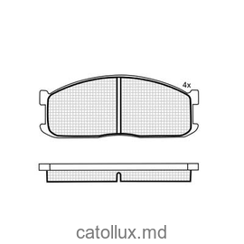 Placute frana DBS3117 SP128 T0358 