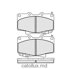 Placute frana DBS3011 SP229 T3076 