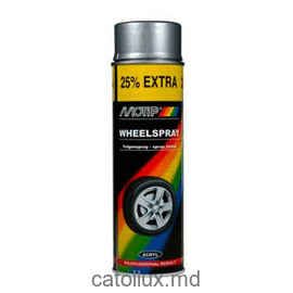 Краска для дисков Motip 04007 Серебряная 500ml 