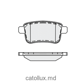 Тормозные колодки DBS2561 (SP491) (T1774) * Renault Kangoo (08-) зад. 