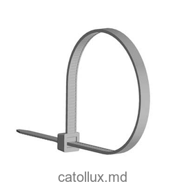 Colier plastic gri 4.80*400 