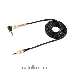 Cablu audio HELMET A024BK Audio Jack to Jack AUX Cable Black 