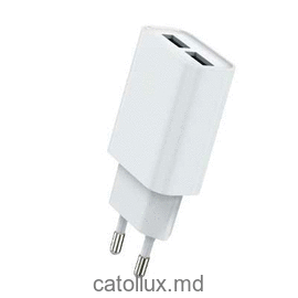 Incarcator pentru telefon Helmet HMTWC2USBW Wall Charger 2USB White 