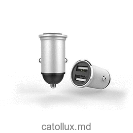 Incarcator auto HELMET HLPCARC2USBLSL Car Charger 2USB 2.4A 