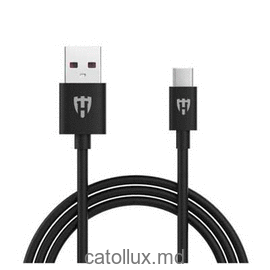 Зарядный кабель HELMET  HL-112BK Basic Type C Cable-1m. Black 