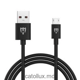 Cablu de încarcare pentru Android HELMET HL-111BK Basic Micro USB Cable-1m. Black 